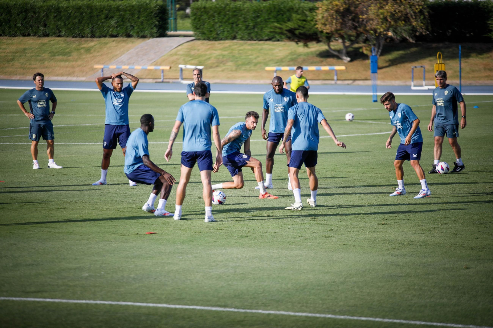 Primer entrenamiento pretemporada del Almería, en imágenes