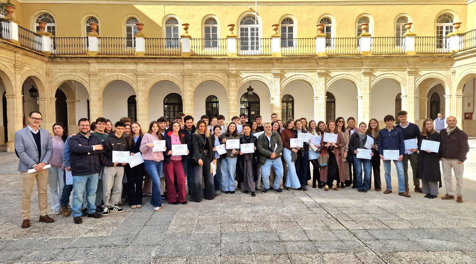Una imagen de los participantes en las Olimpiadas.