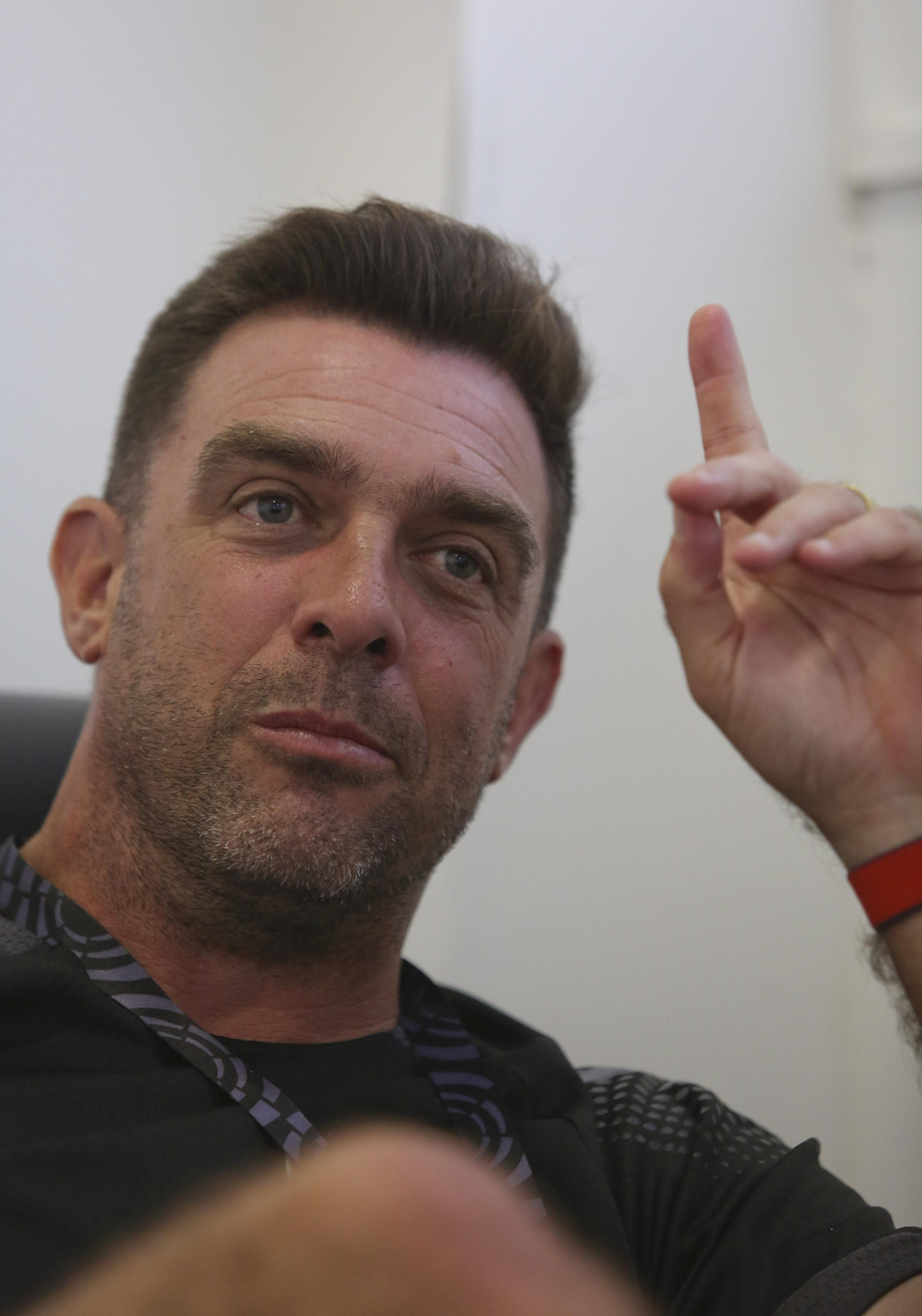 Las fotos de la entrevista a Pablo Guede, entrenador del Málaga CF