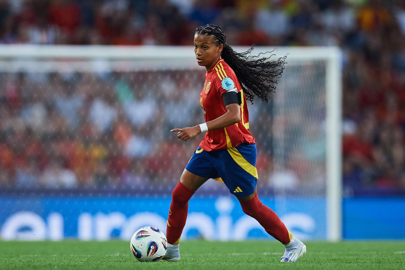 Las fotos del España - Portugal en la Eurocopa femenina