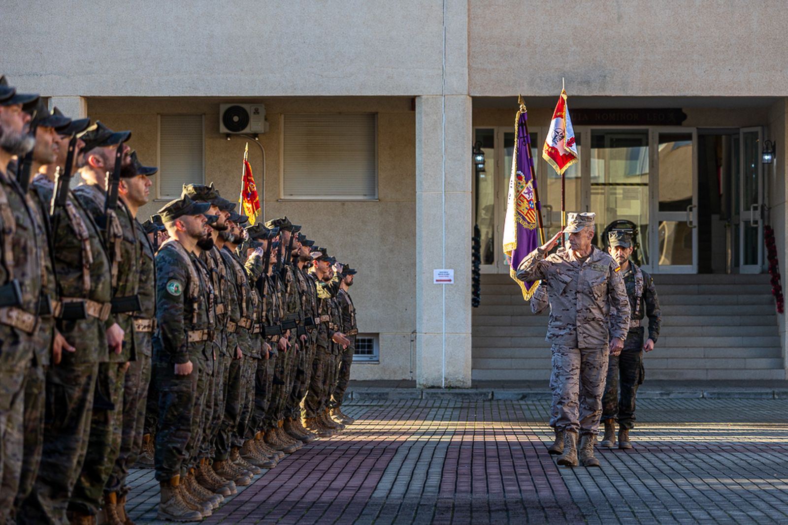 Bienvenida a los infantes de marina desplegados en Rumanía