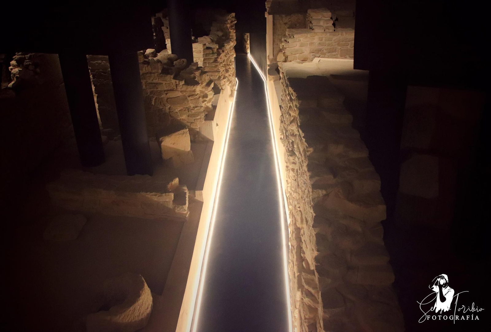 El interior de la Calderona de Porcuna.