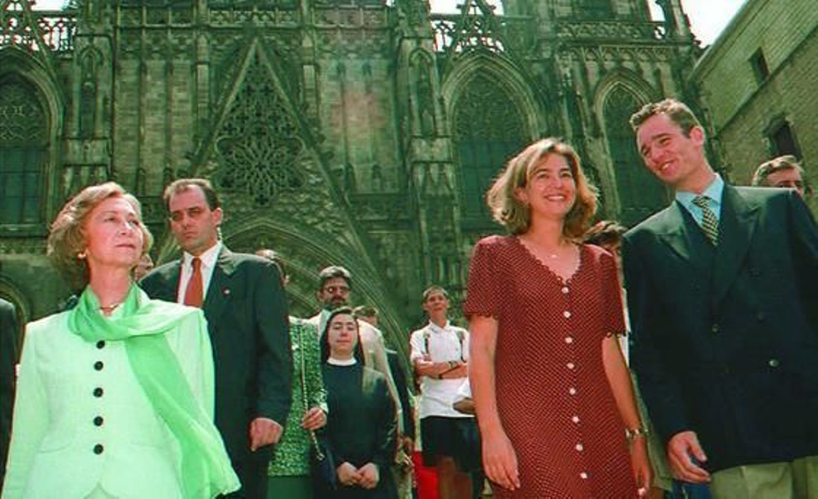 Visita a la Catedral de Barcelona.

Foto:  EFE