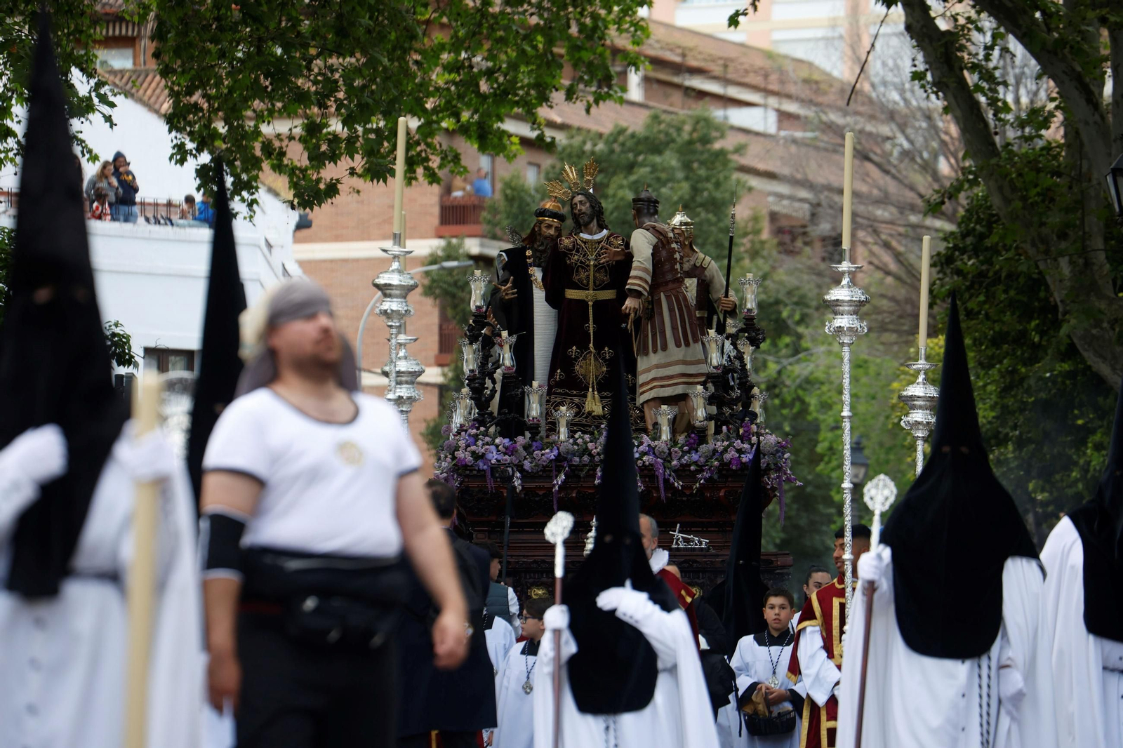 Las imágenes de la hermandad del Perdón  el Miércoles Santo en Córdoba