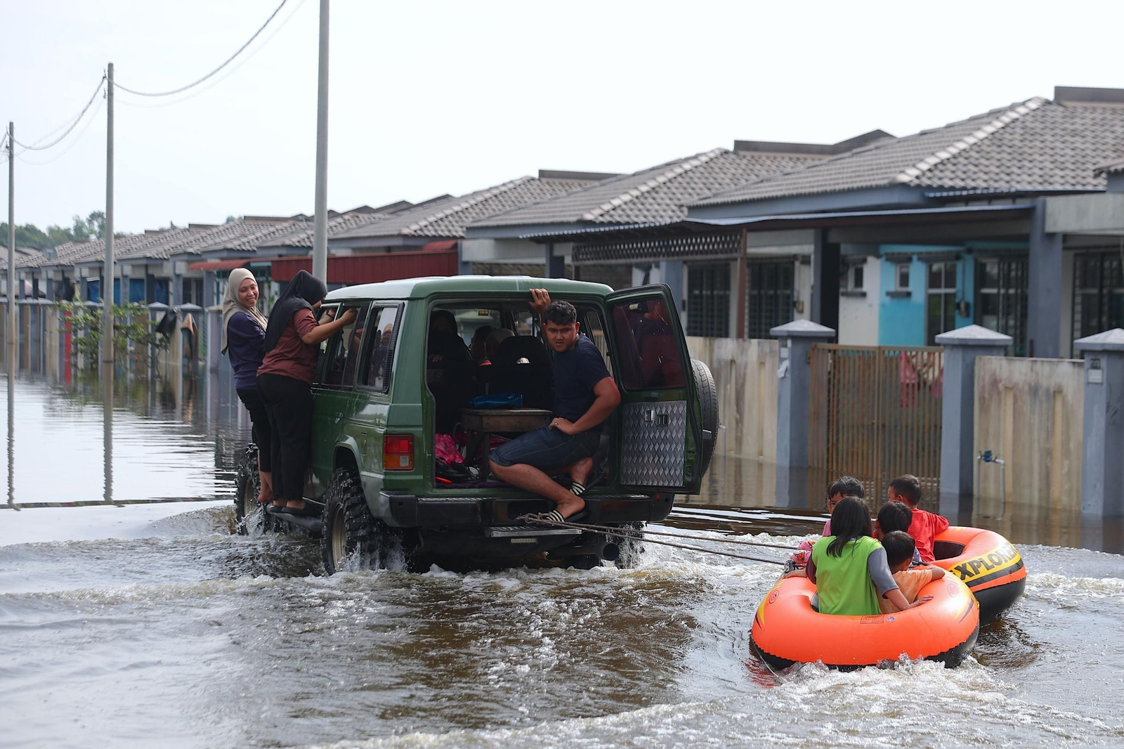 Las devastadoras imágenes de las graves inundaciones en Malasia