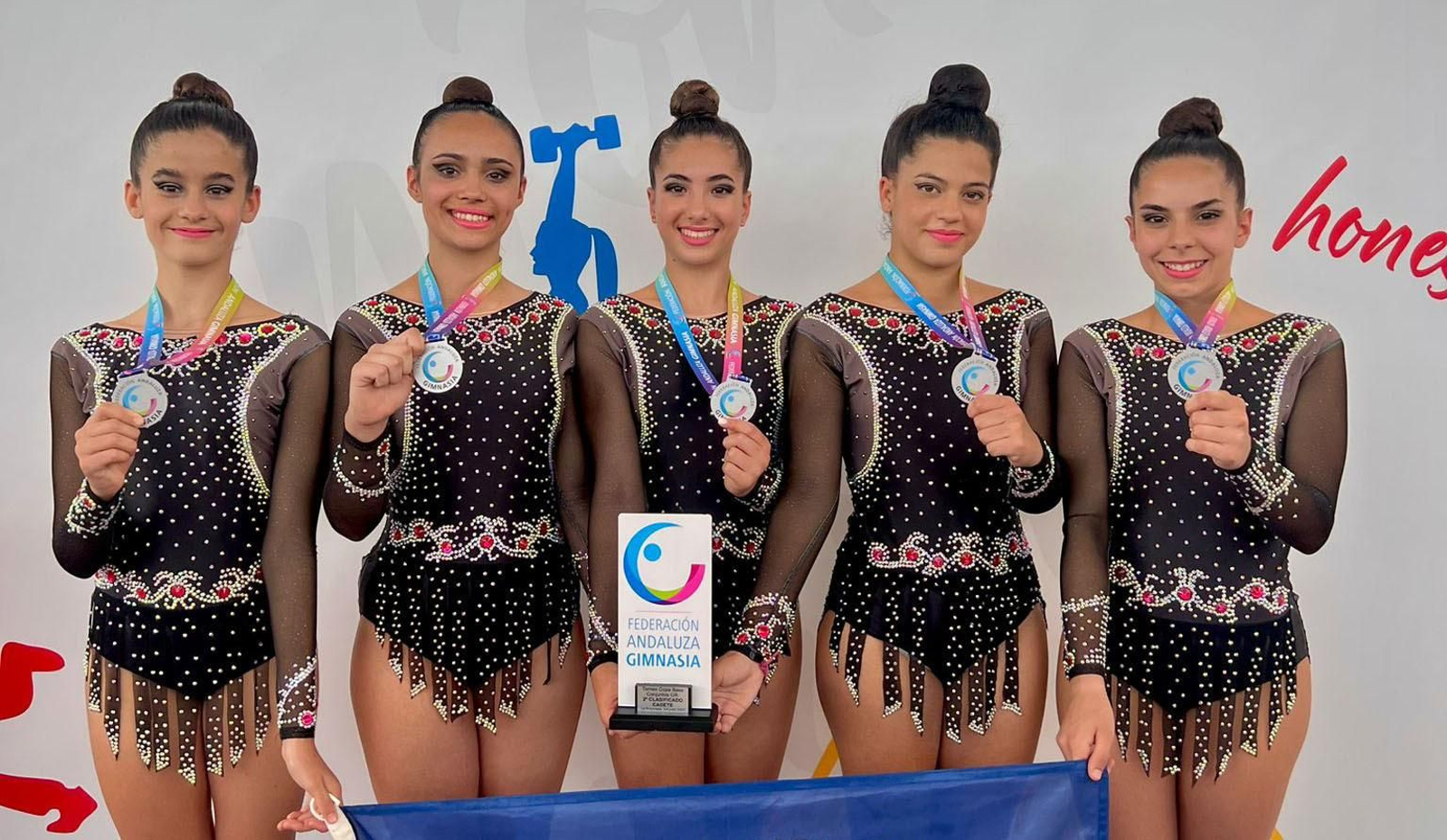 El equipo cadete del CGR Jerez se colgó la medalla de plata en La Rinconada