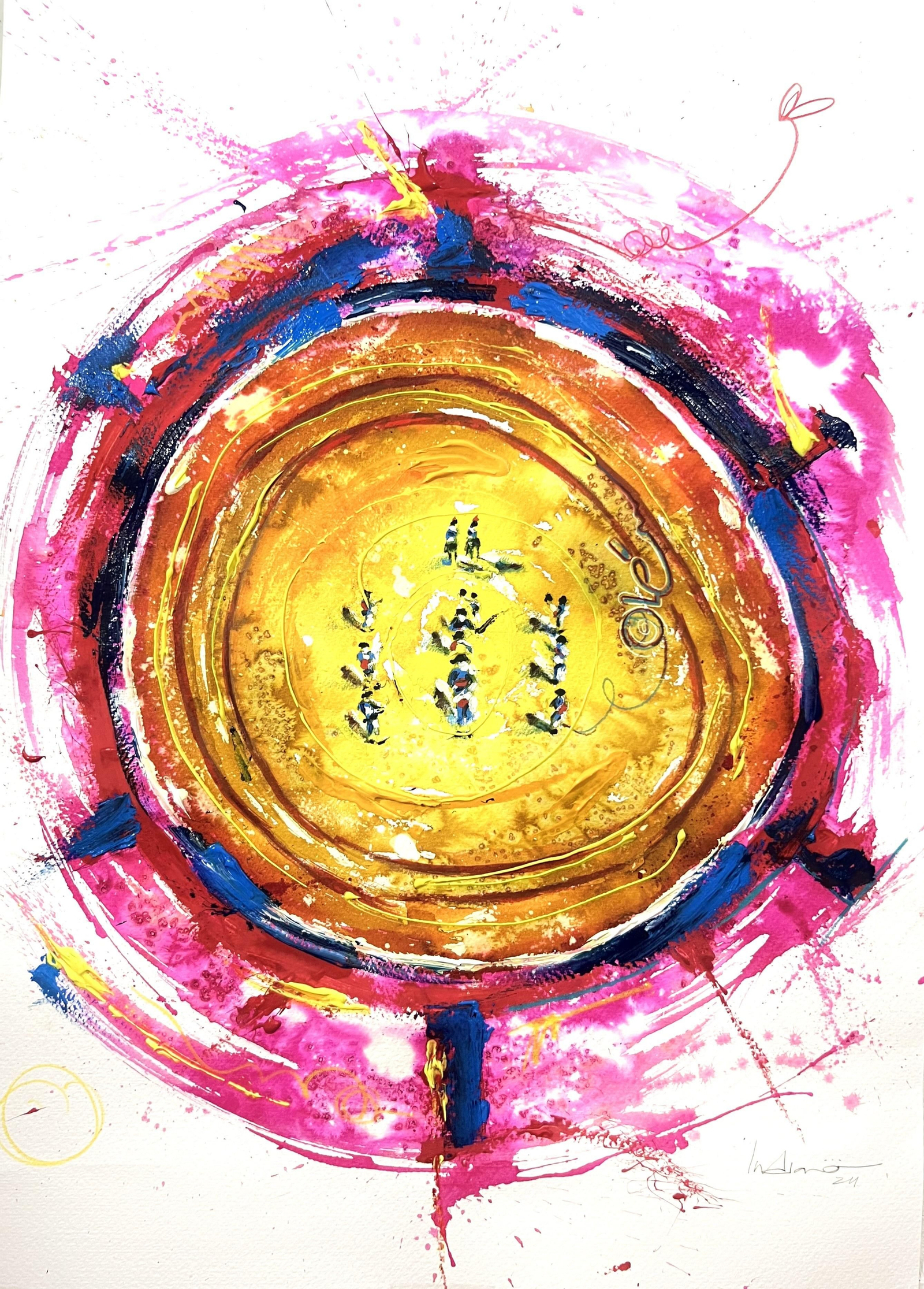 Plaza de toros, según José Tomás Pérez Indiano.