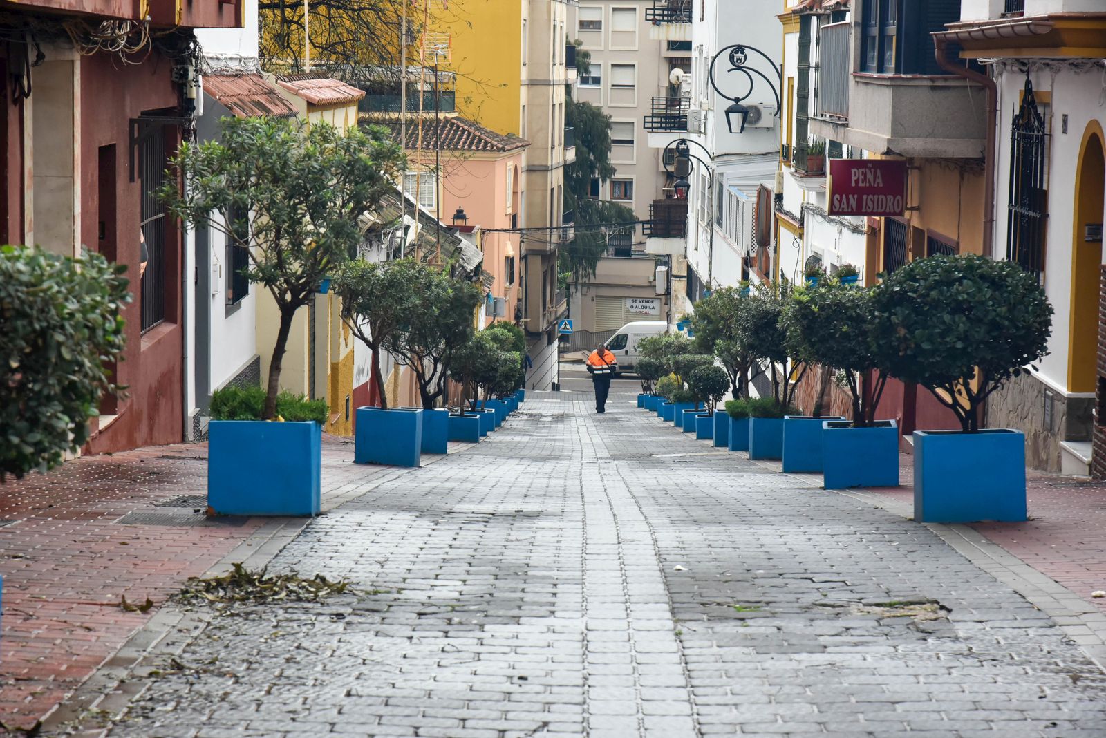 Una calle del barrio de San Isidro.