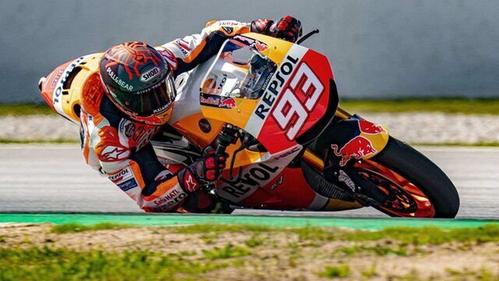 Marc Márquez ya rueda en Montmeló