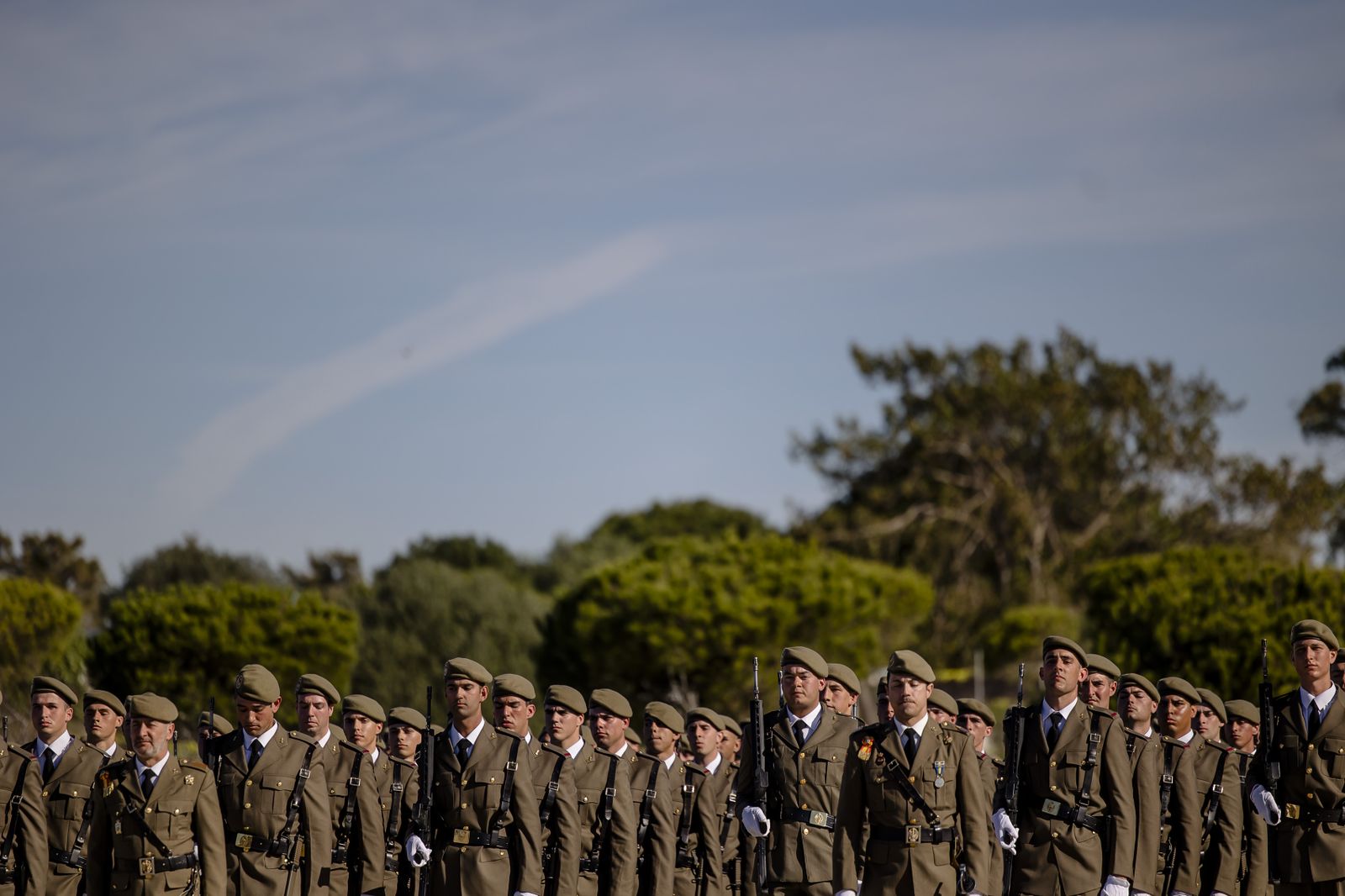 Las imágenes de la multitudinaria Jura de Bandera en Camposoto