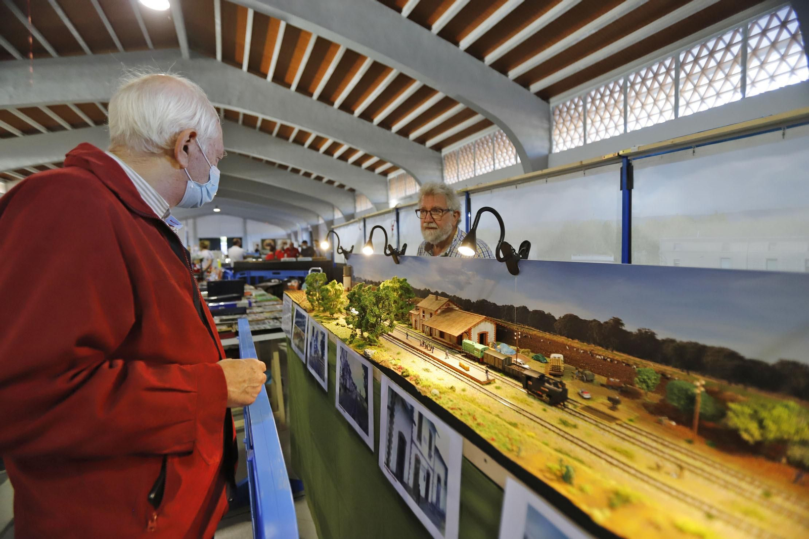 Imágenes de la exposición del 'Encuentro de Modelismo Ferroviario Huelva 2021',