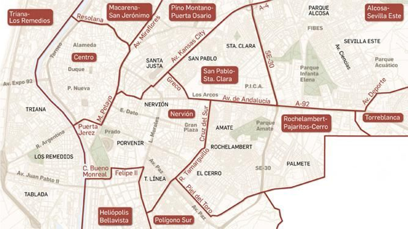 El nuevo mapa de escolarización de Sevilla para el curso 2020/2021