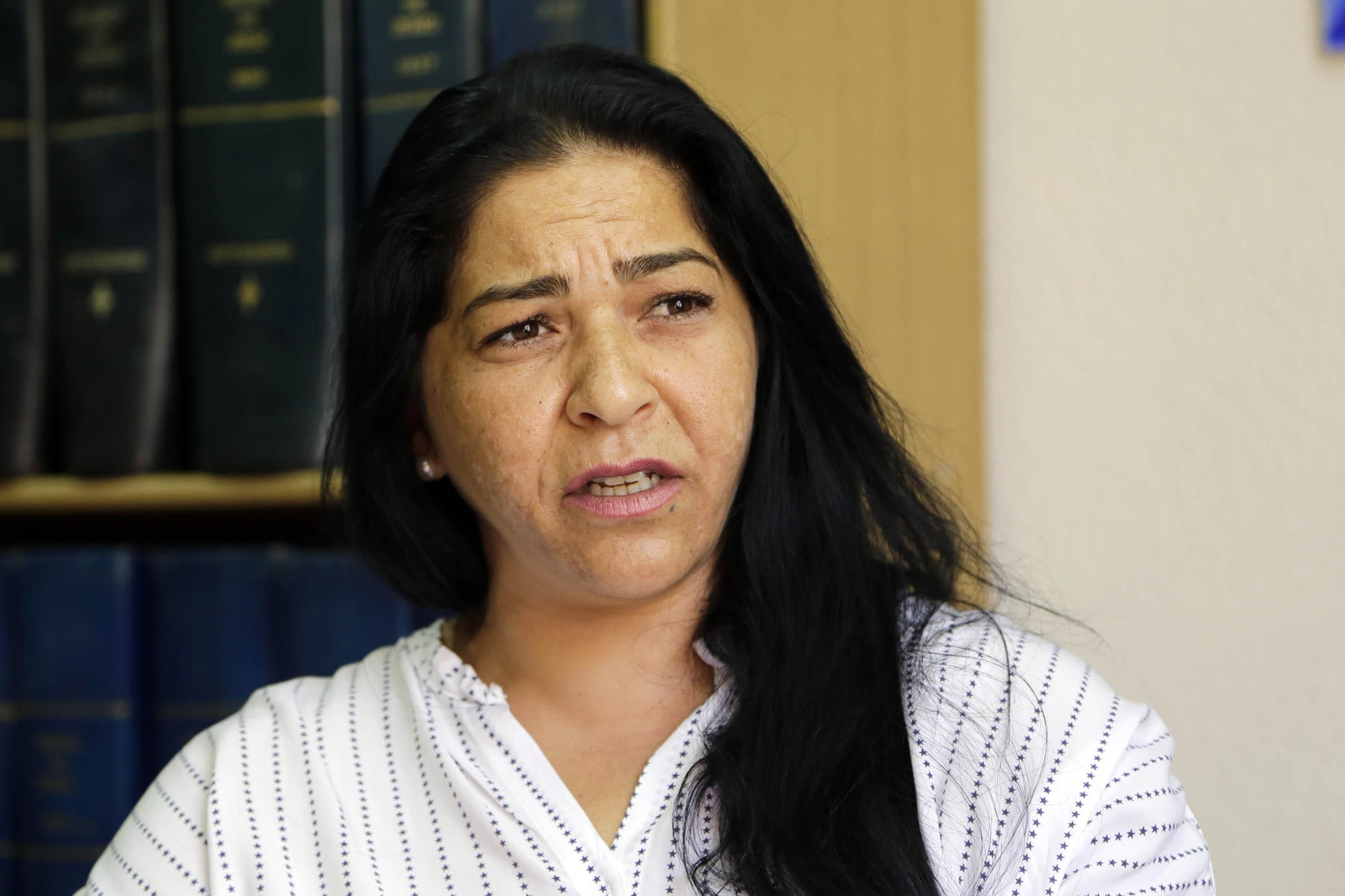 Amparo Agujetas posa para Diario de Jerez antes de la entrevista.