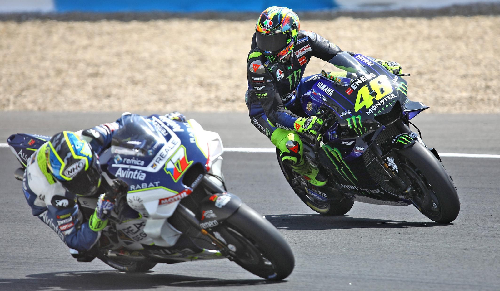 Imágenes del test de MotoGP