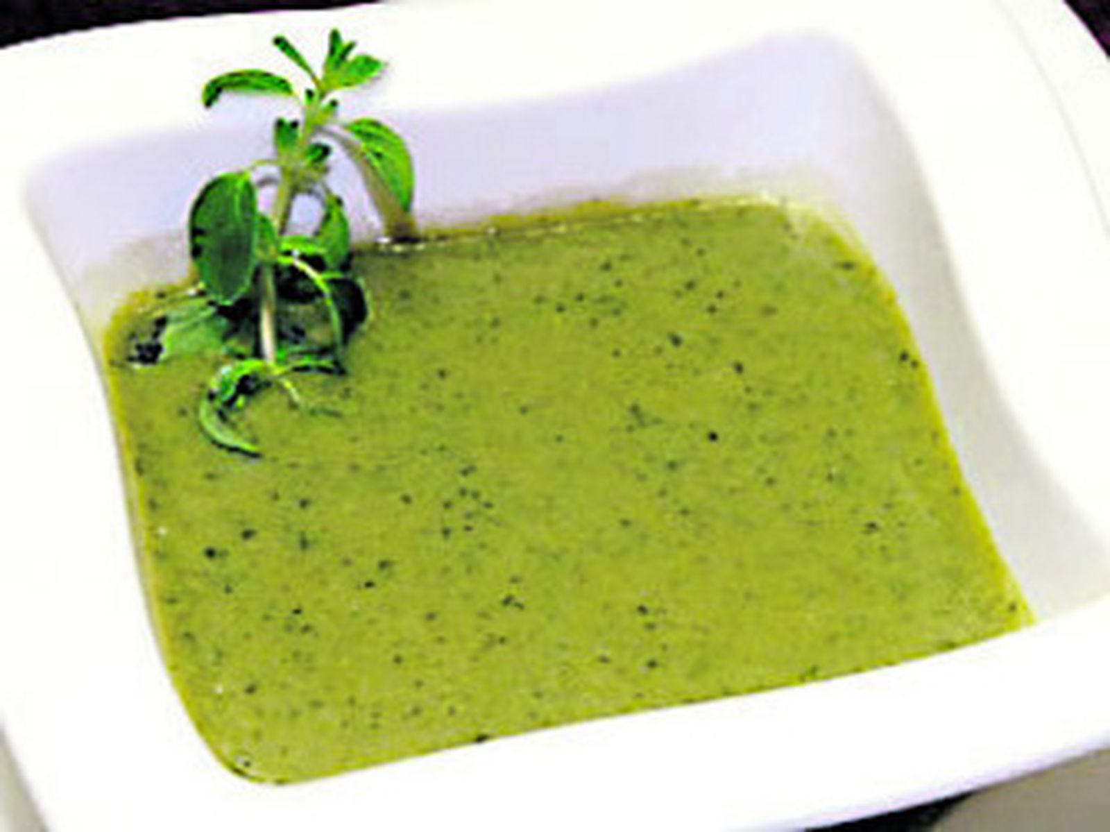 Crema fría de berros