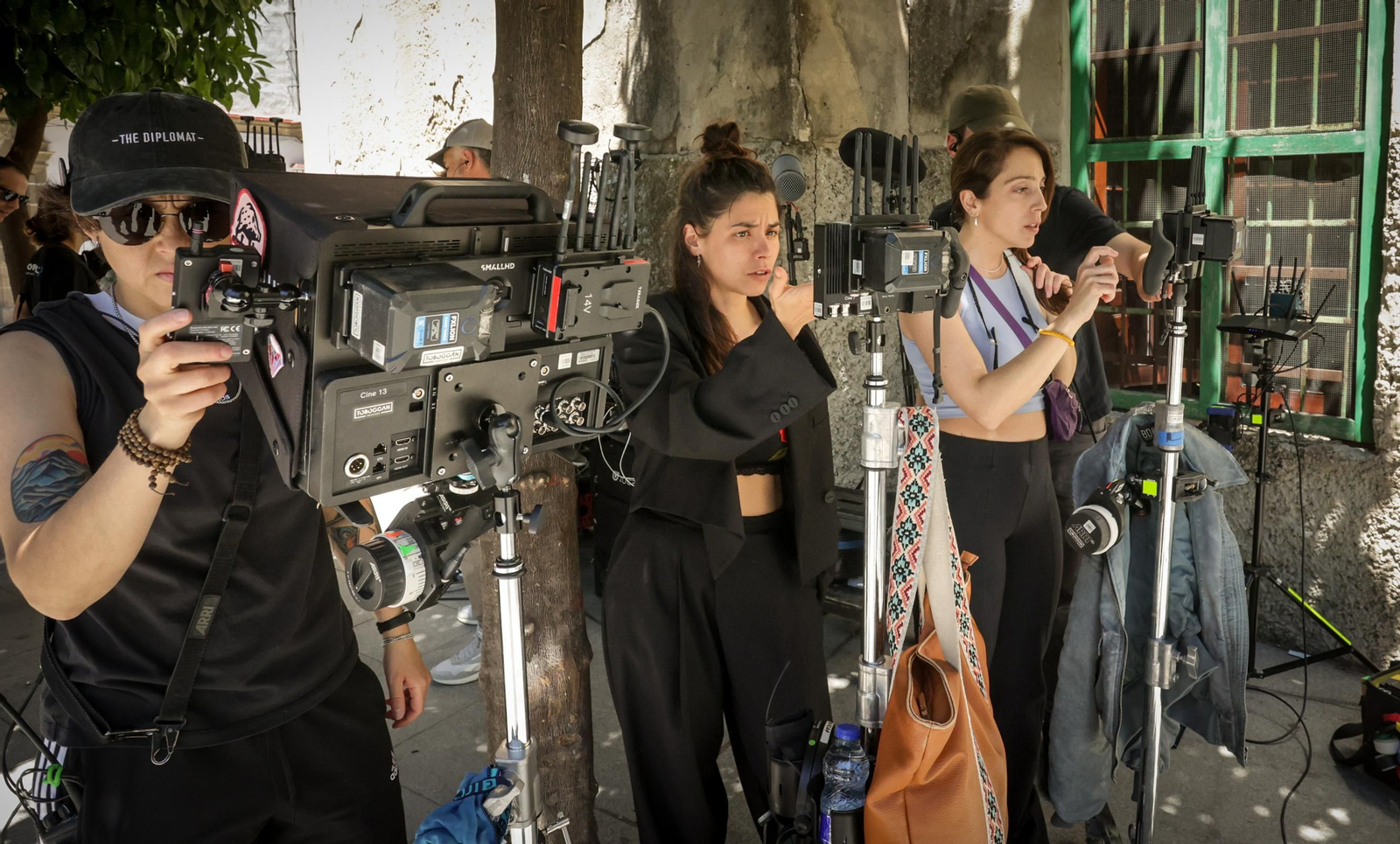 Imágenes del set de rodaje en Jerez de la trilogía 'Pídeme lo que quieras' de Megan Maxwel