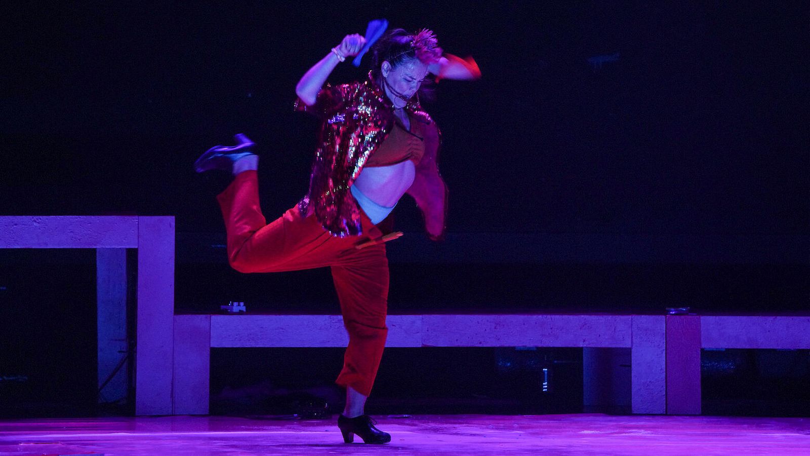 Otro momento del espectáculo de Rocío Molina.