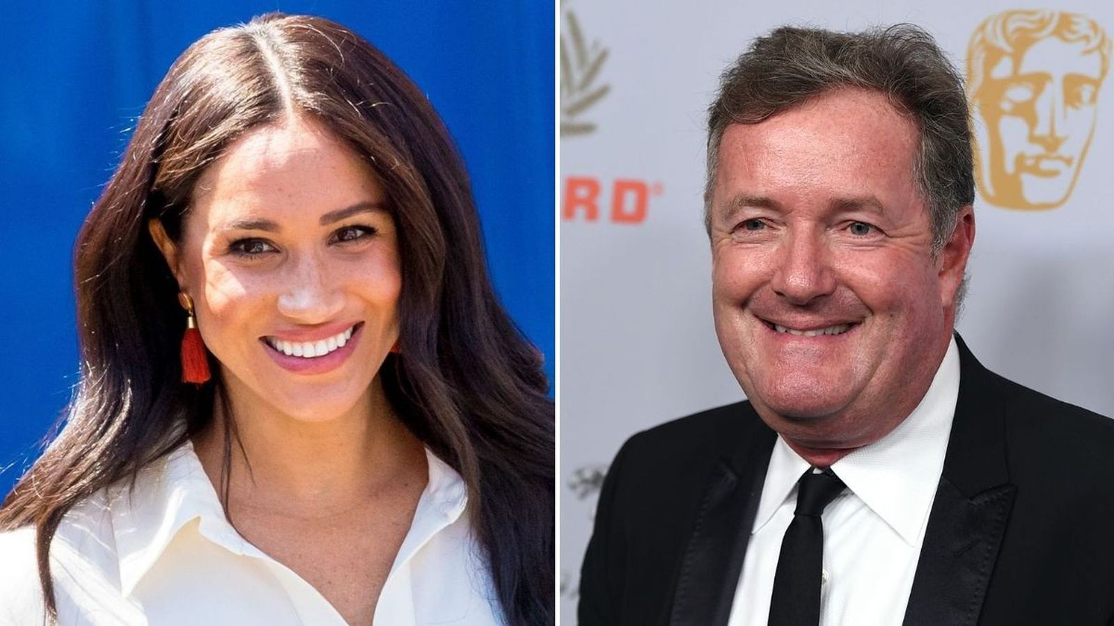 Meghan Markle y Piers Morgan.