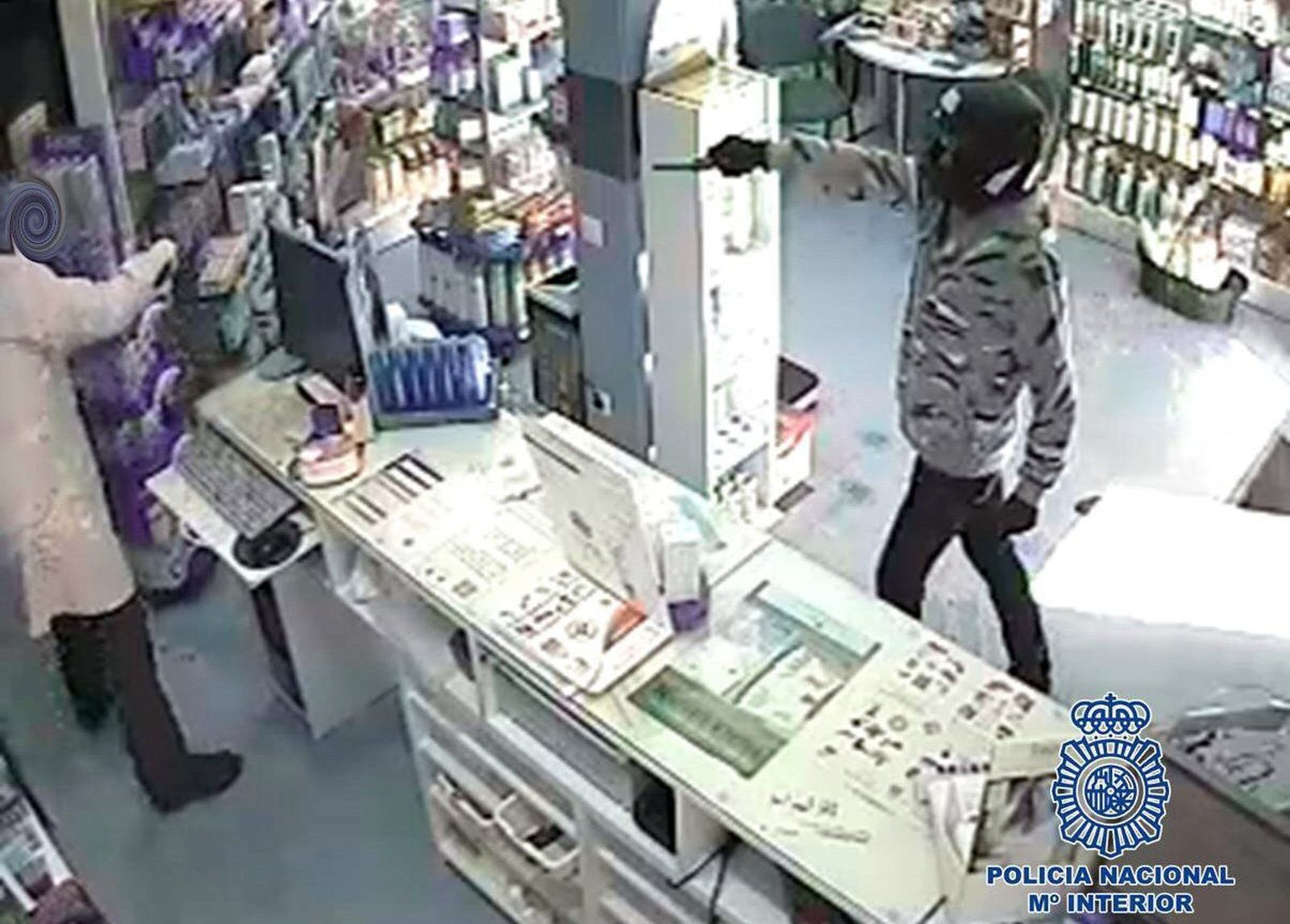 Imagen de archivo de un atraco en una farmacia.