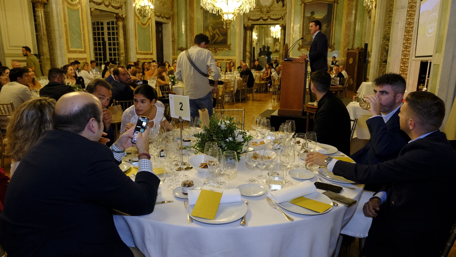 Imágenes de la presentación de la marca Vegavilanos en el Casino de Madrid