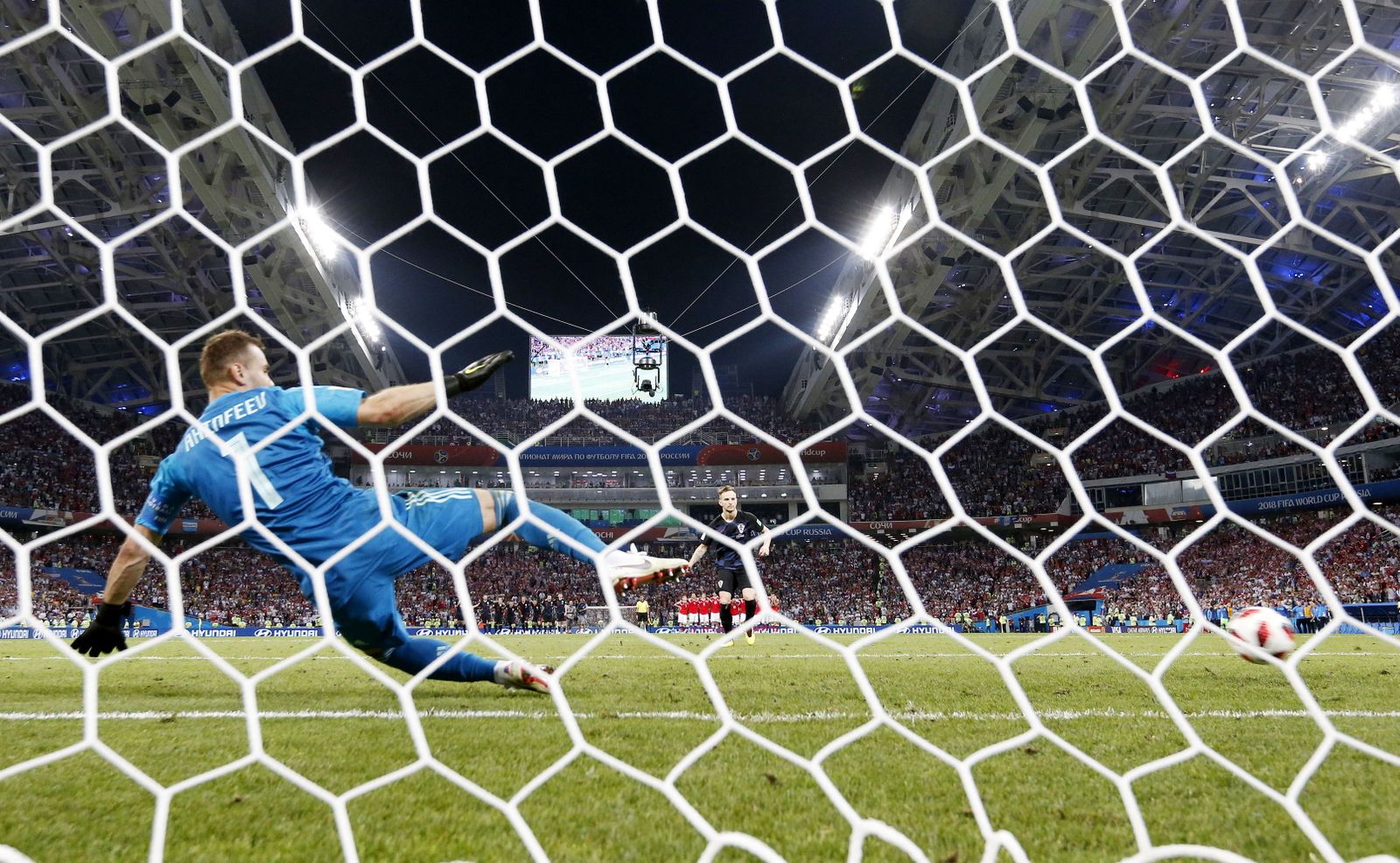 Las imágenes del Rusia-Croacia