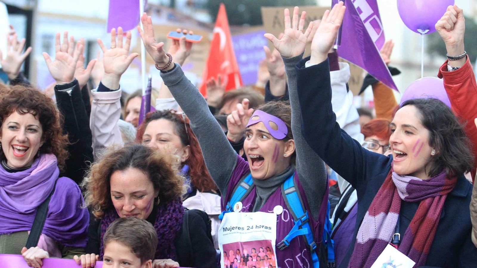Manifestación por el Día Internacional de la Mujer, el pasado año.