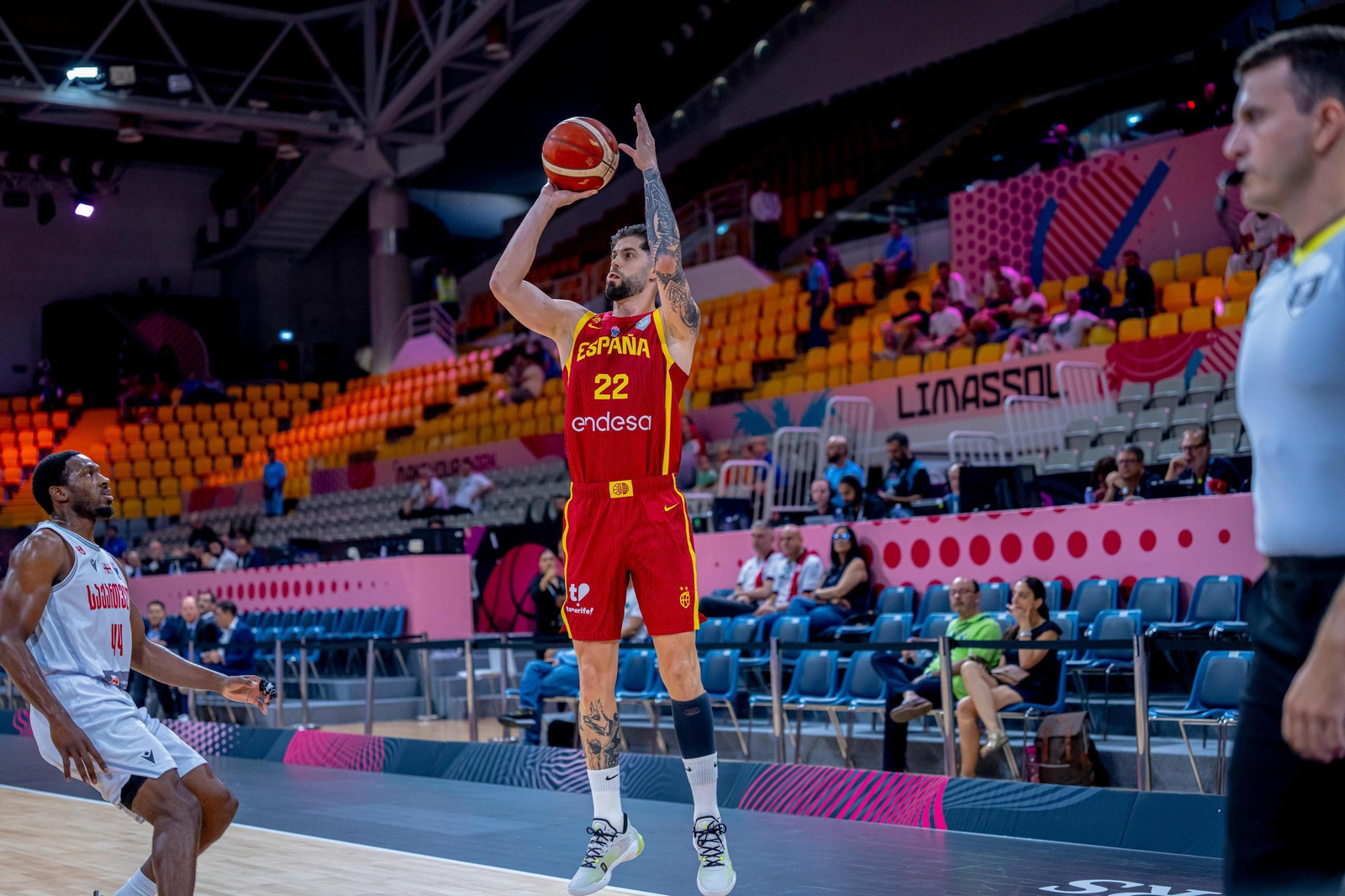 Las fotos del Georgia - España de baloncesto