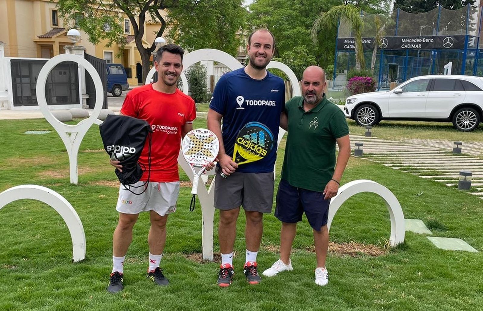 Julio Pérez y Estanislao Díez, ganadores en The Racket Club Jerez.