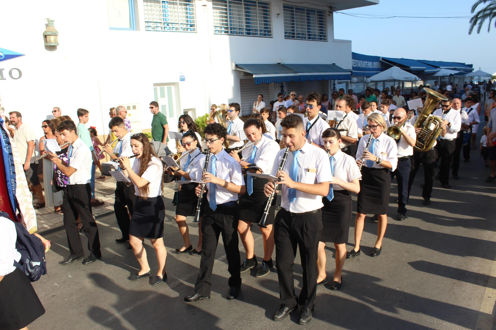 Imágenes de la procesión de la Virgen del Carmen en Garrucha
