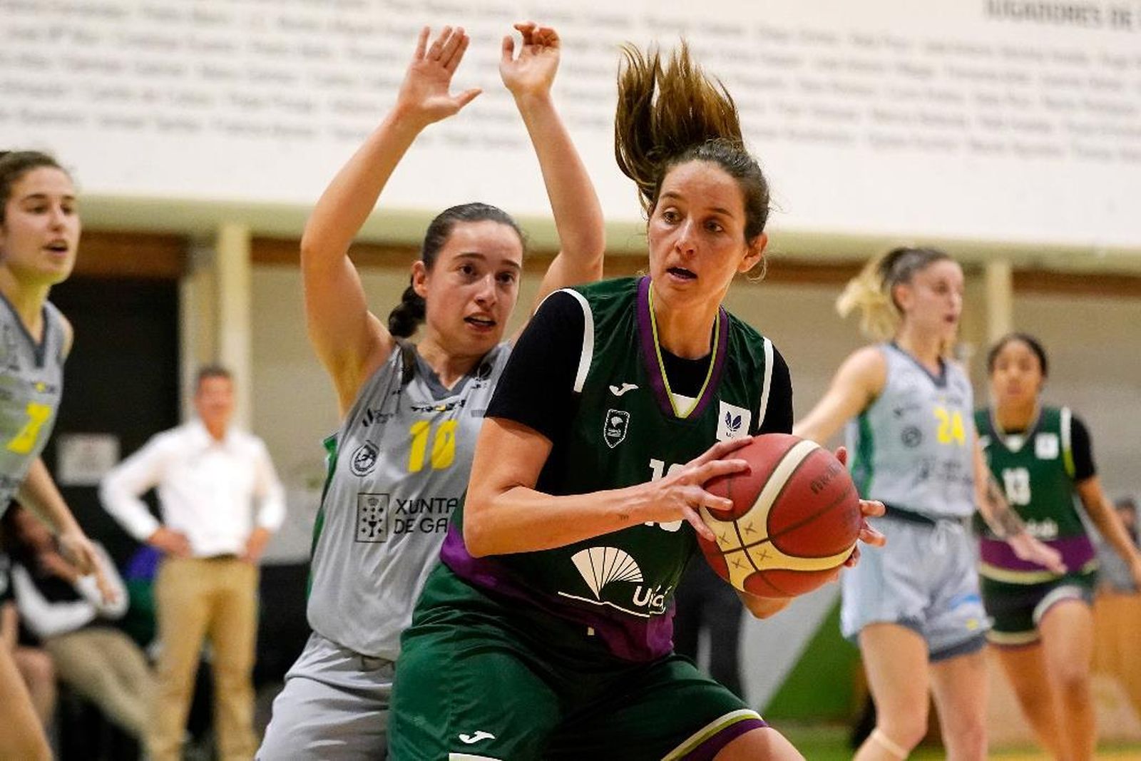 Vero Matoso, en un partido en Los Guindos.