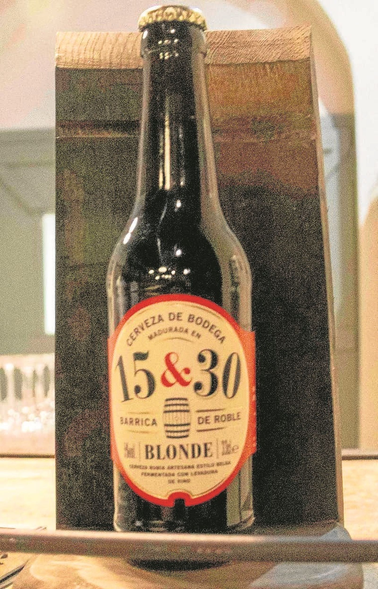 La cerveza Blonde es la que se expone en Mercadona.