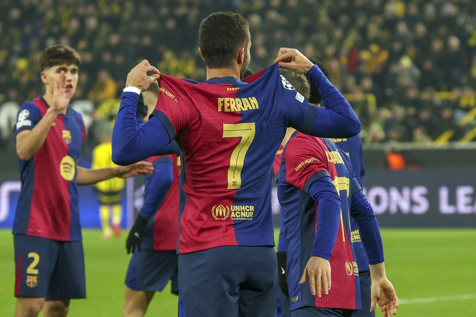 Las imágenes del Borussia Dortmund - Barcelona