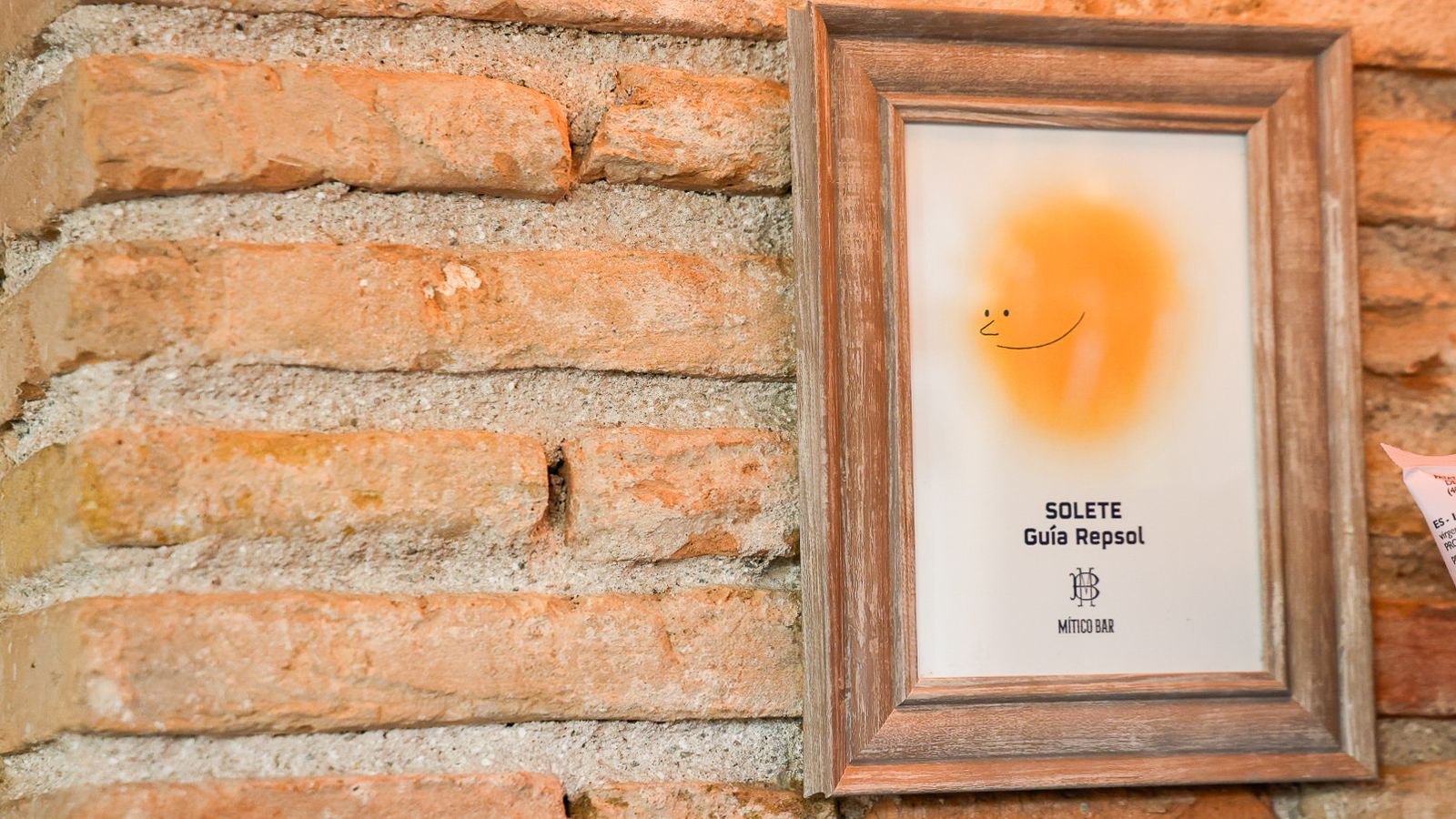 El restaurante ya cuenta con su Solete Repsol.