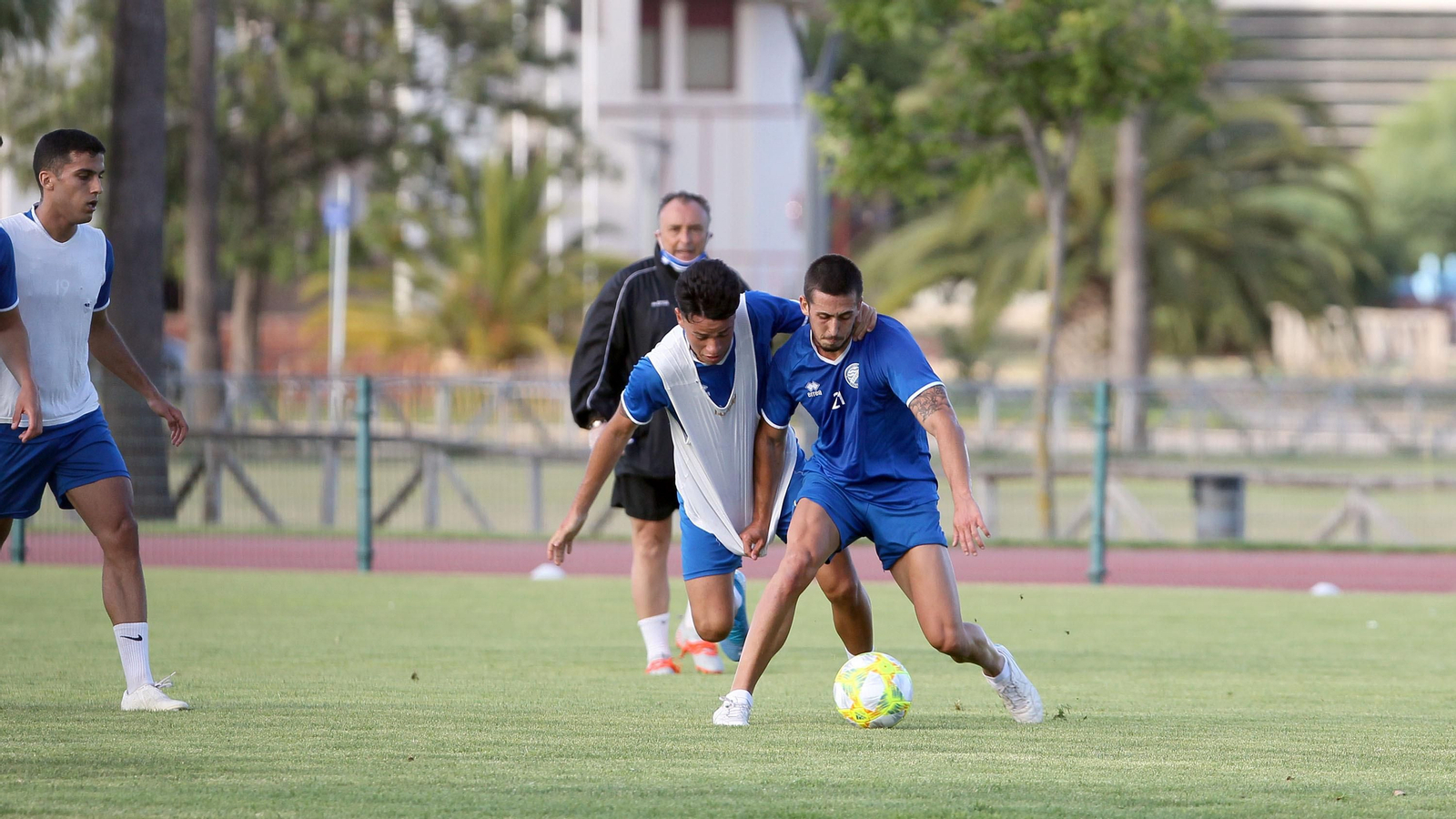 Primer entrenamiento del Xerez DFC en el Pepe Ravelo