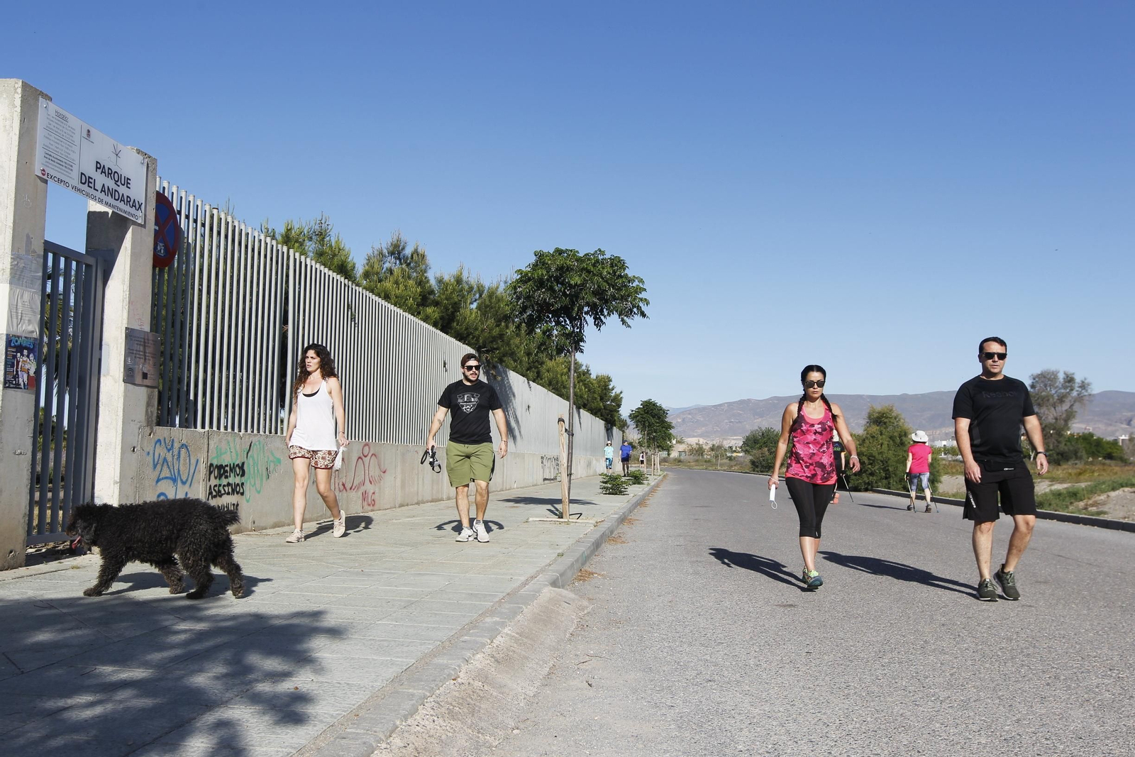 Fotogalería domingo de deporte en coronavirus. COVID-19. Almería