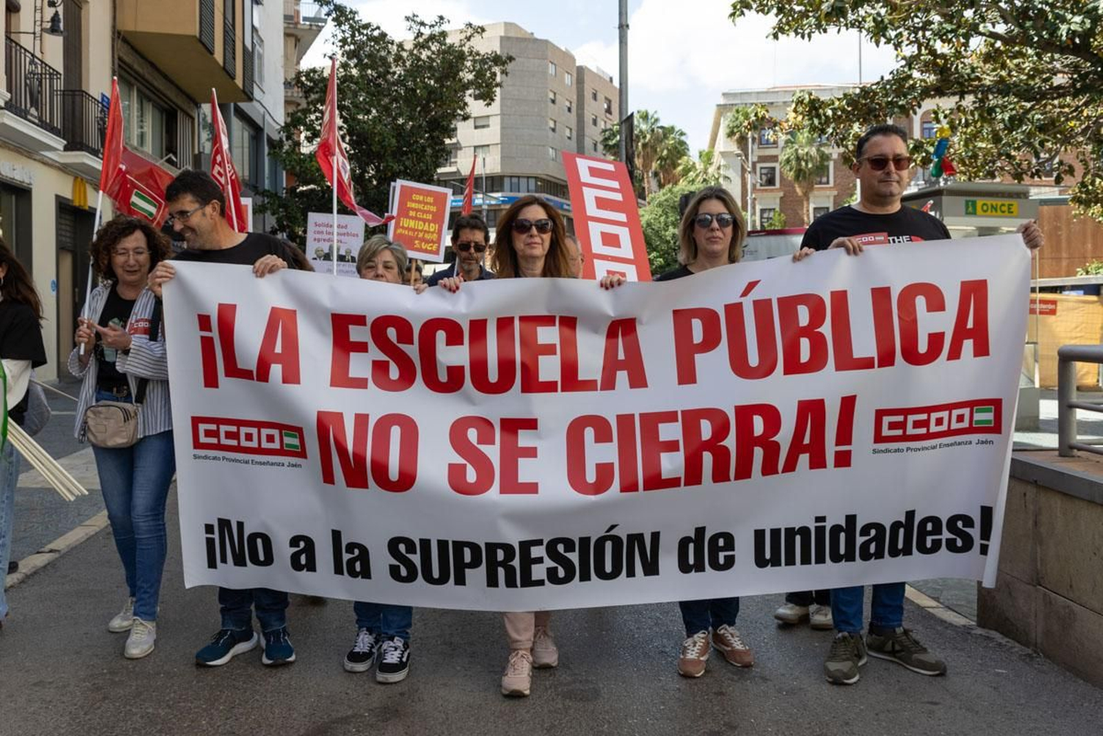 Manifestación convocada por el 1º de Mayo