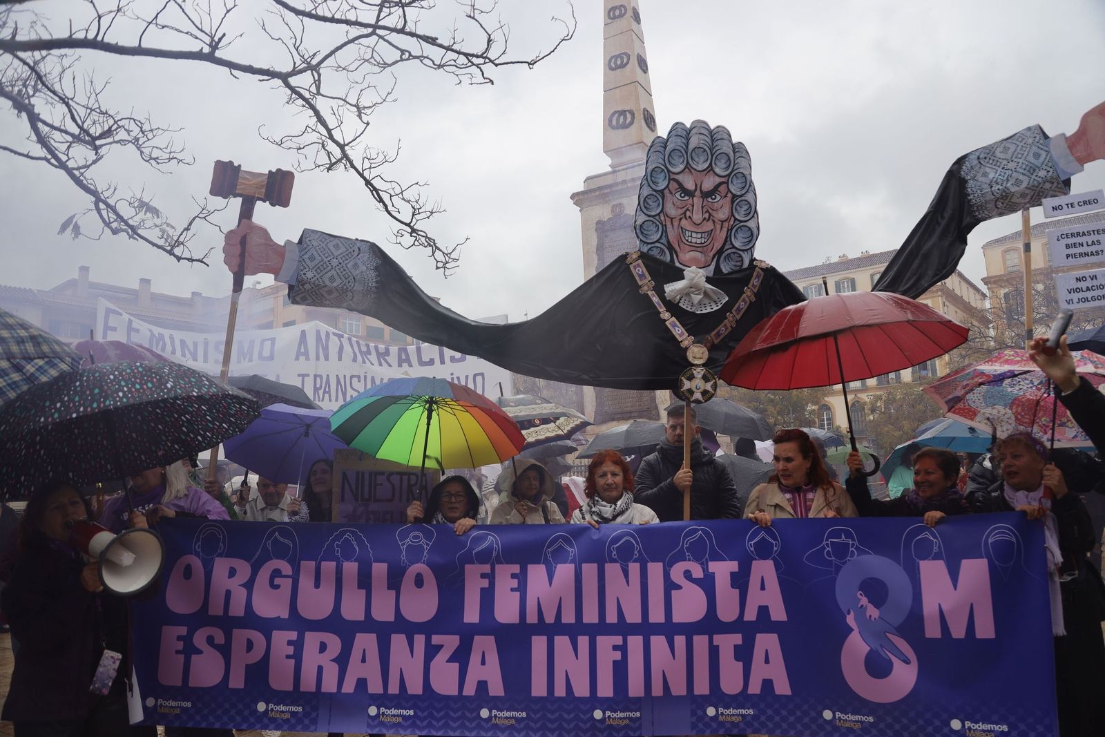 Manifestación del M8 en Málaga.