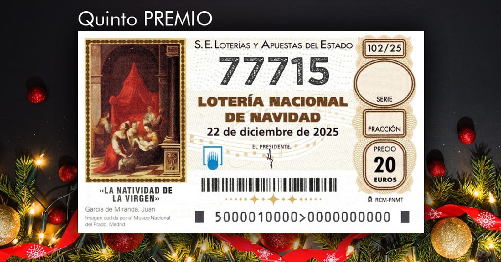 La Lotería de Navidad 2025, en directo