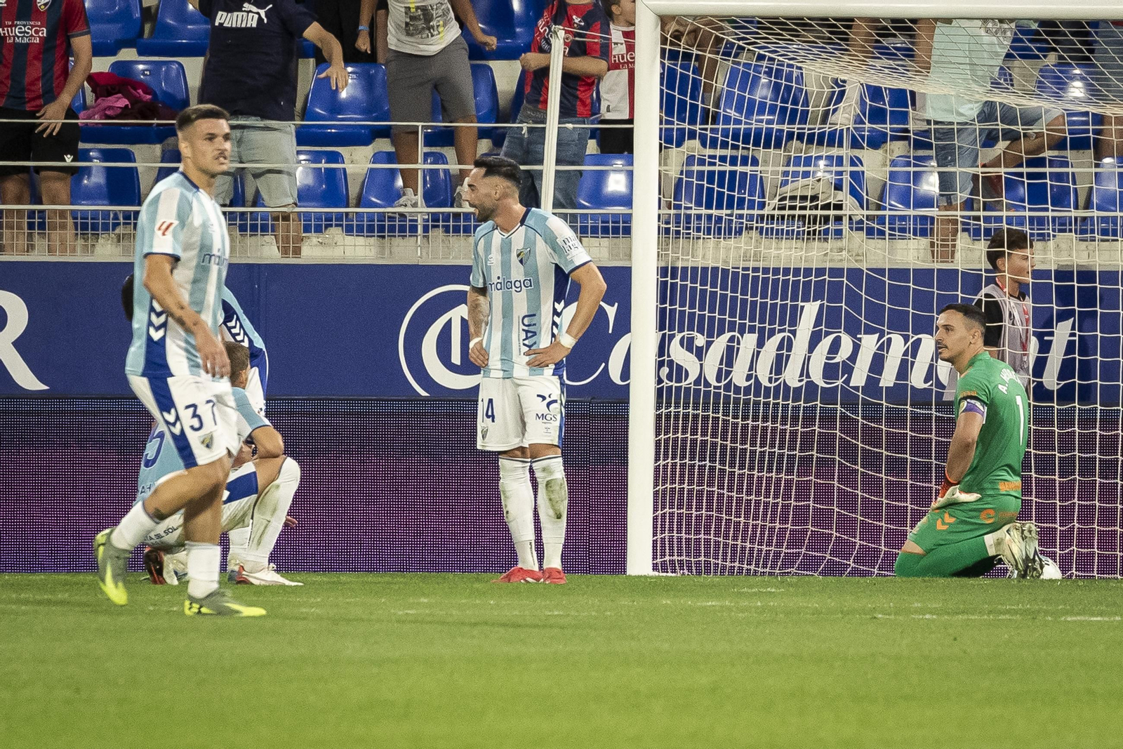 Las fotos del Huesca-Málaga CF