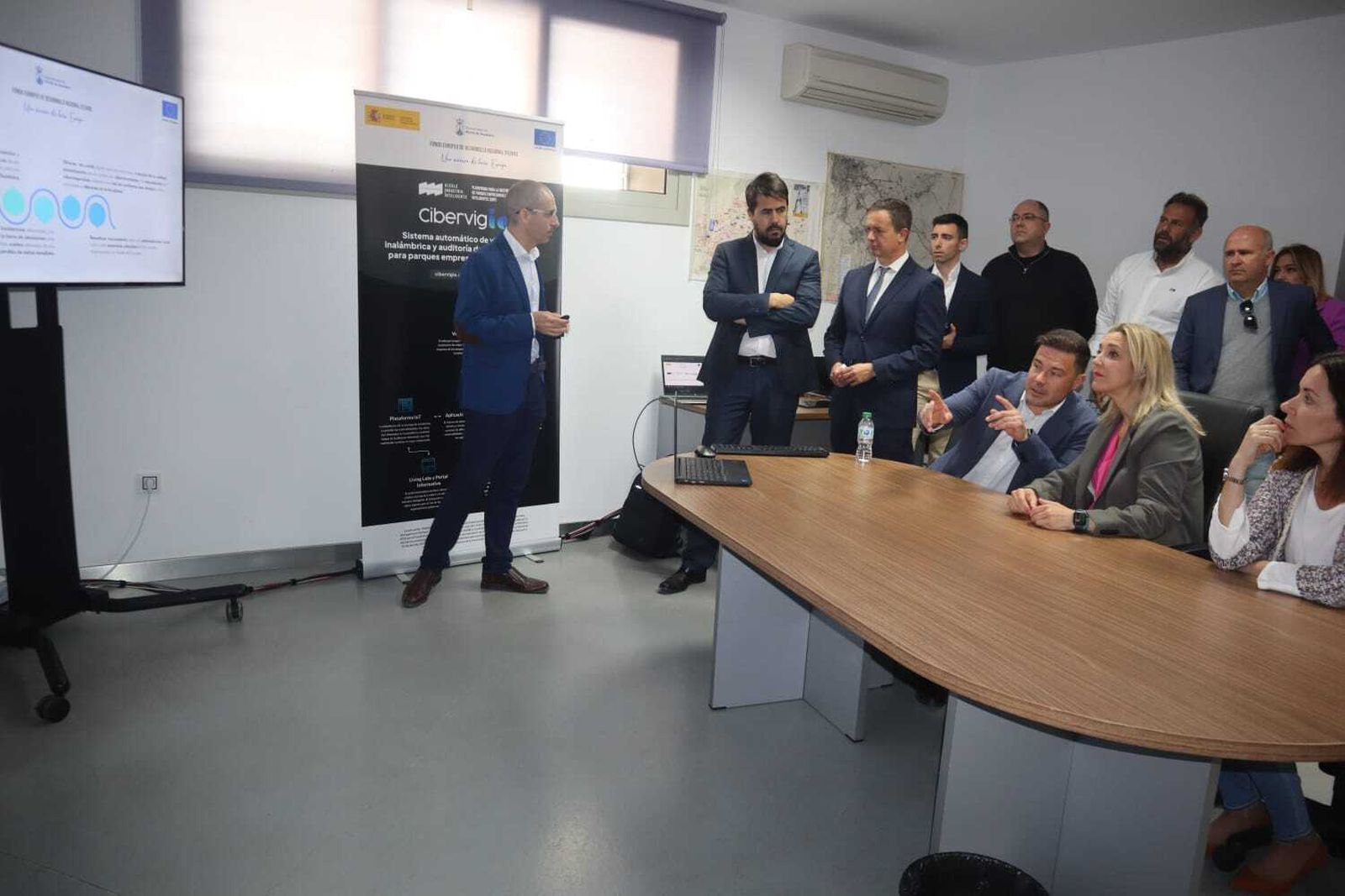 Presentación del proyecto de cámaras de seguridad en los parques empresariales