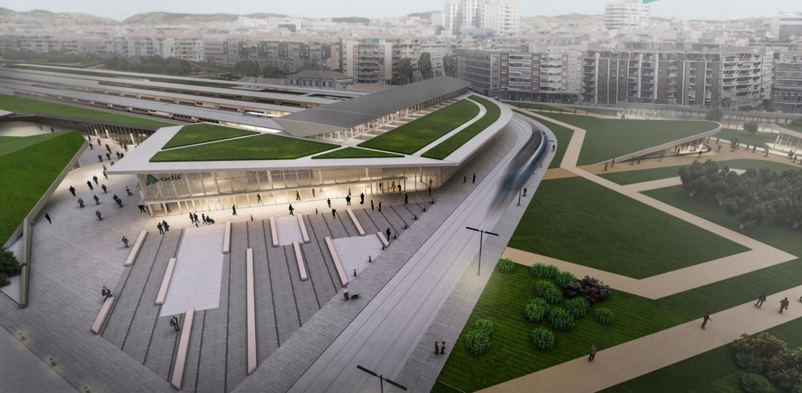 Modelo de estación propuesto por el Gobierno para Granada Modelo de estación propuesto por el Gobierno para Granada