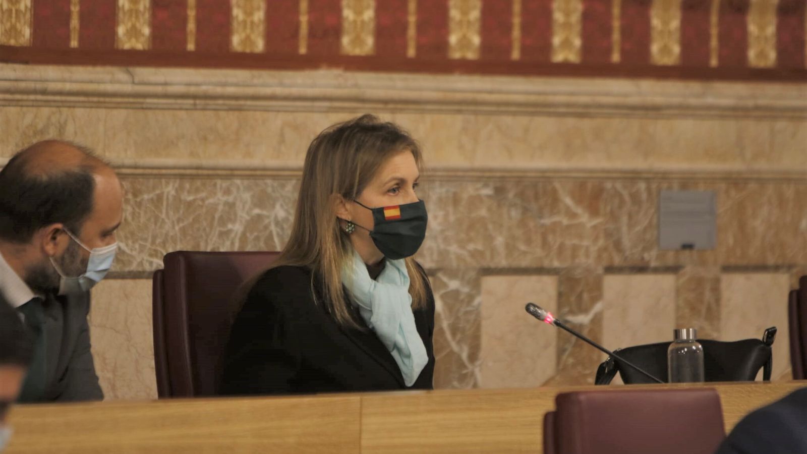Cristina Peláez, portavoz de VOX en el Ayuntamiento.