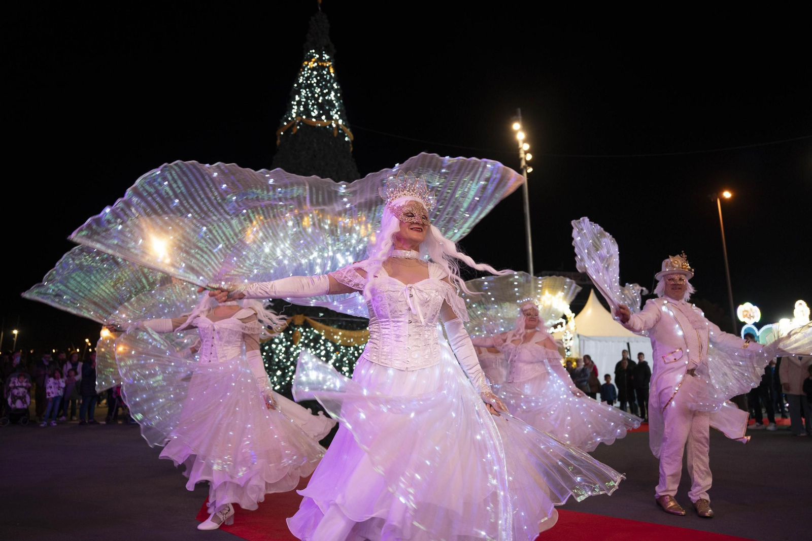 Las mejores imágenes del encendido navideño en Almería