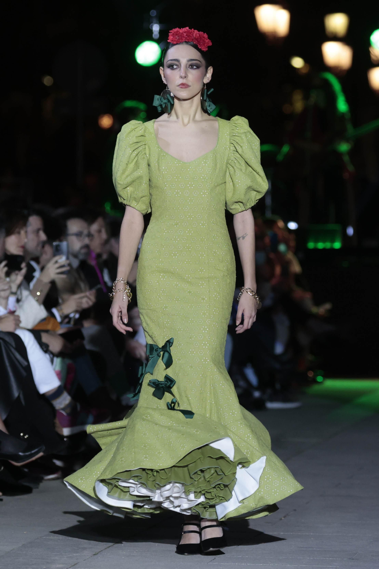 El desfile Andalucía es flamenca en el Palacio de San Telmo, todas las fotos