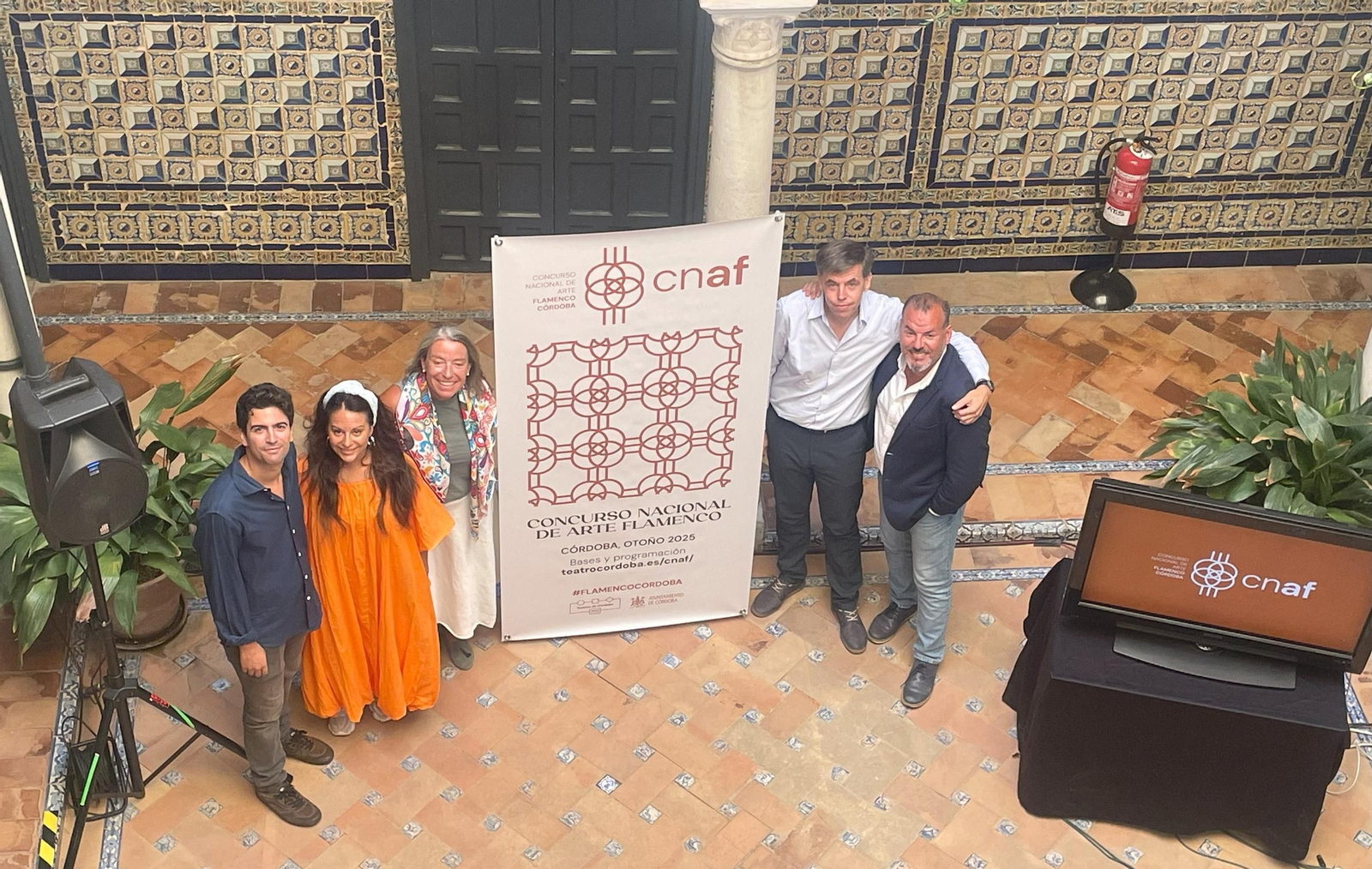 Presentación en Sevilla del Concurso Nacional de Arte Flamenco.
