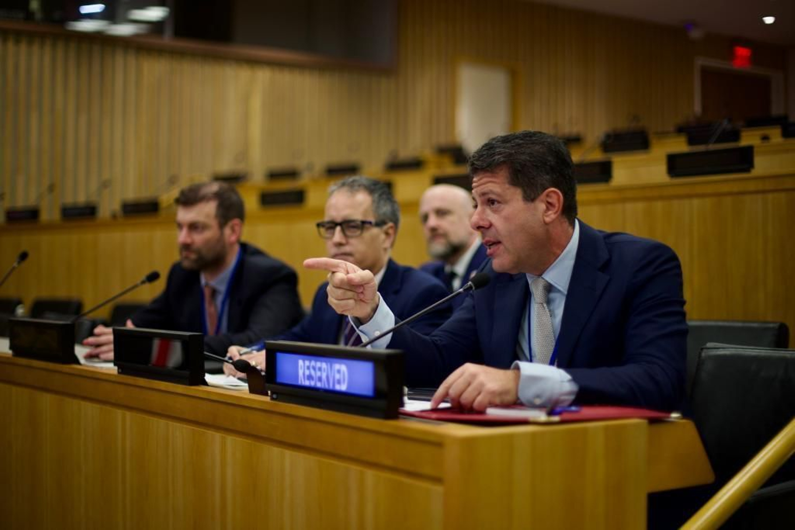 La intervención de Picardo ante el Comité de Descolonización de la ONU.