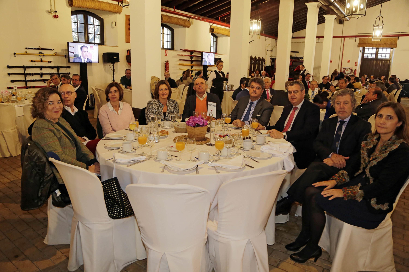 Isamay Benavente, Jesús Romero, Josefa Vela, Graciela González, Jaime González, Emilio Valero, Pablo García, Manuel Gómez y Mariluz Rivero.