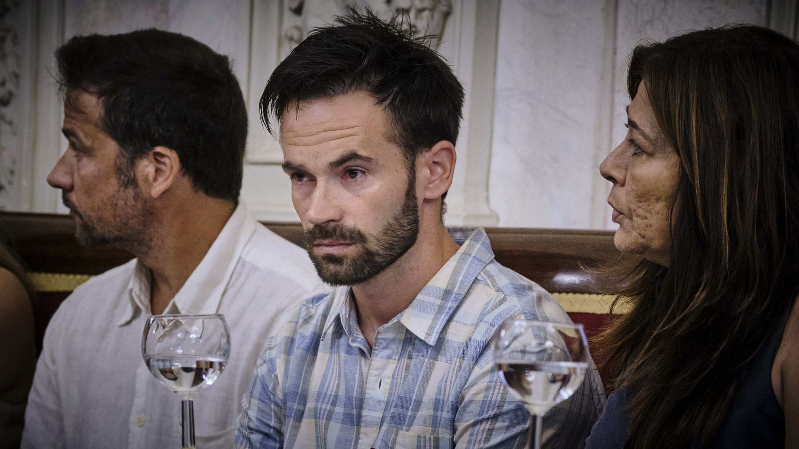 David de la Cruz durante un Pleno municipal.