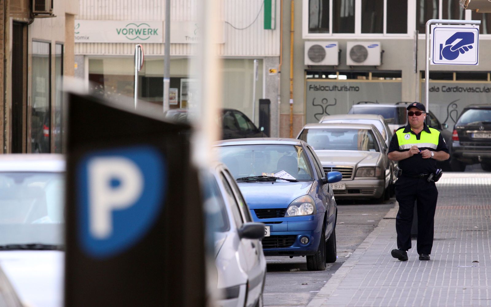Imagen de una de las zonas SARE habilitadas en Málaga.