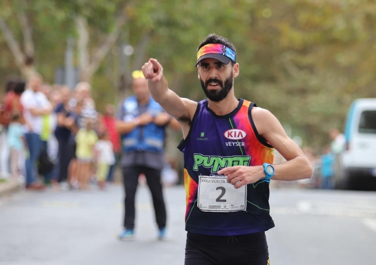 Adrián Andivia, ganador de la XXXIII Vuelta a Huelva Adrián Andivia, ganador de la XXXIII Vuelta a Huelva